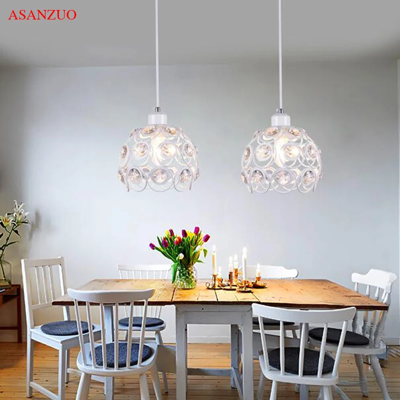 Современная хрустальная потолочная лампа черного и белого цвета декоративный