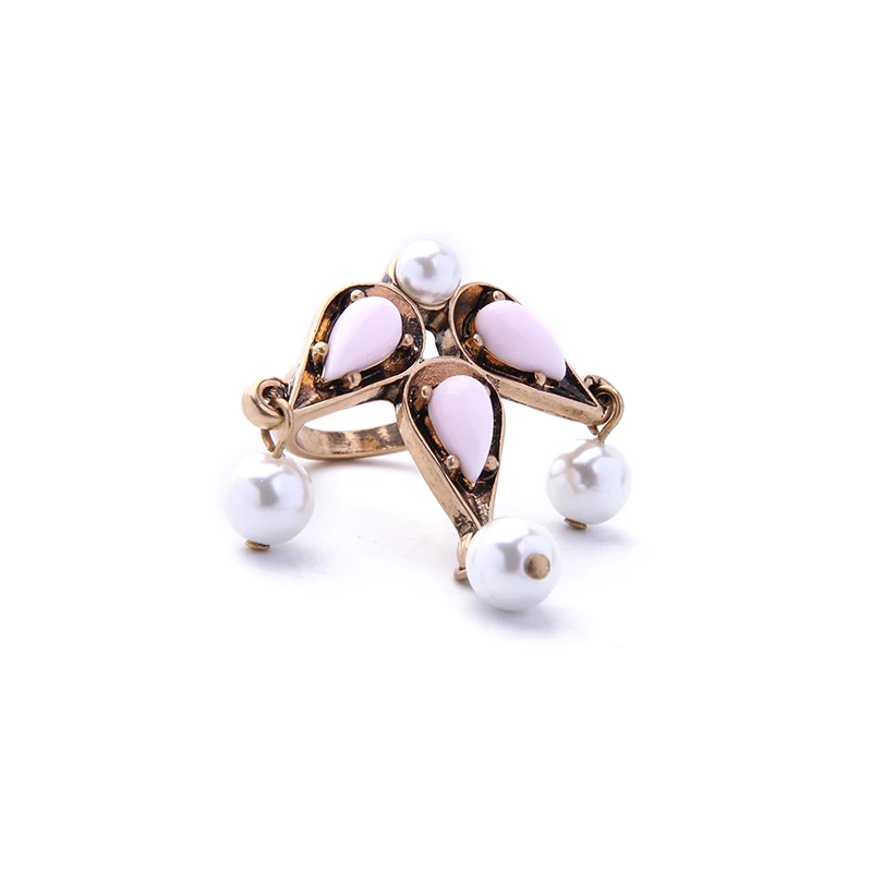 Массивная цена массивная имитация жемчуга розовый зеленый геометрический