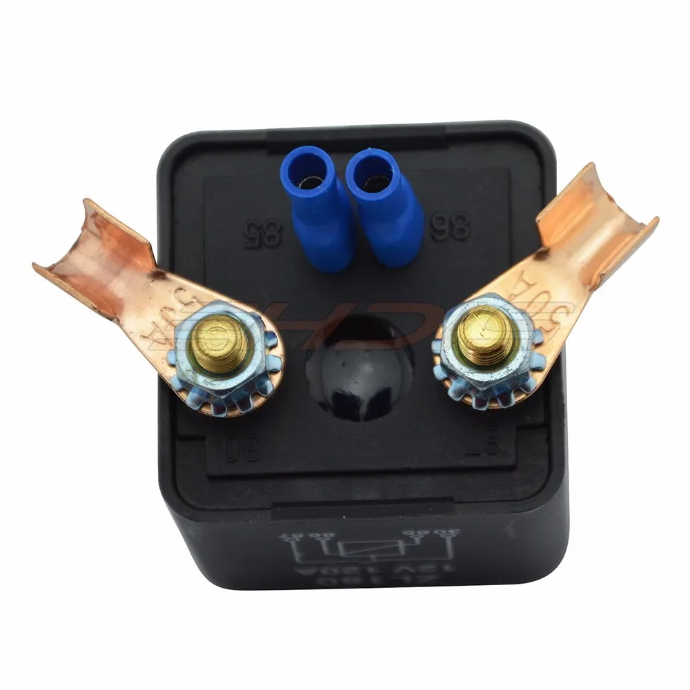 

KH 12V 24V 120A Car Battery Switch Truck Motor On/off Botton Relay Switches Automotive Starter Relays 2 Pin Footprint Terminal