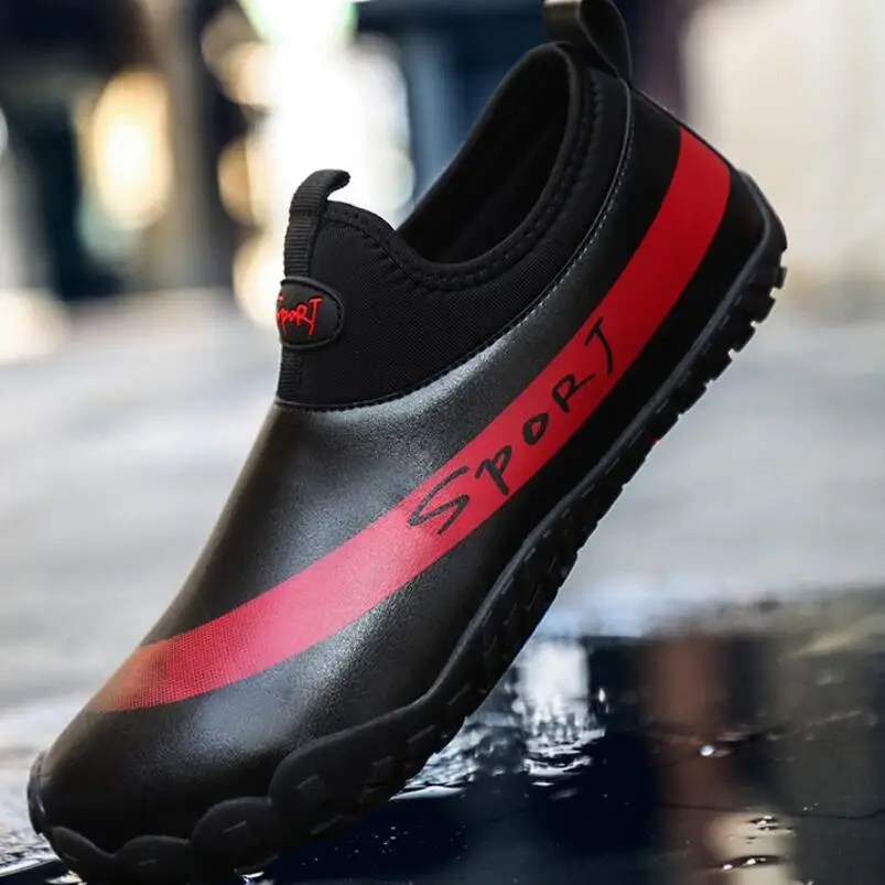 Для мужчин туристический нож фонарик обувь модные слипоны кожаные мужские