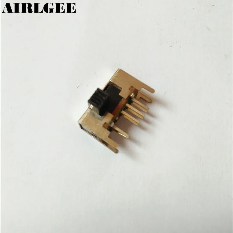 10 шт. x Панель PCB 8 Pin 3 позиции 2P3T DP3T скользящий переключатель Боковая ручка 0.5A 50V