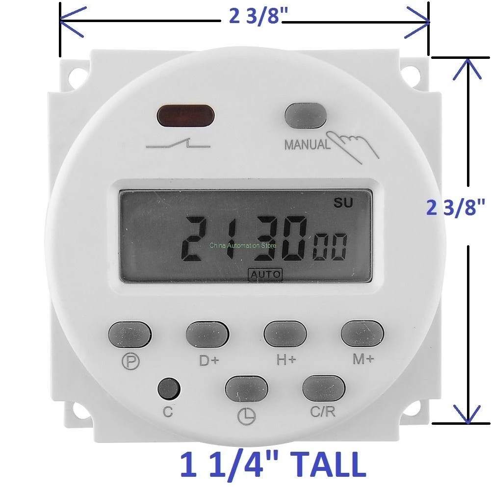 Таймер OKtimer CN101A 220 В переменного тока 230 240 в цифровой таймер питания с ЖК дисплеем