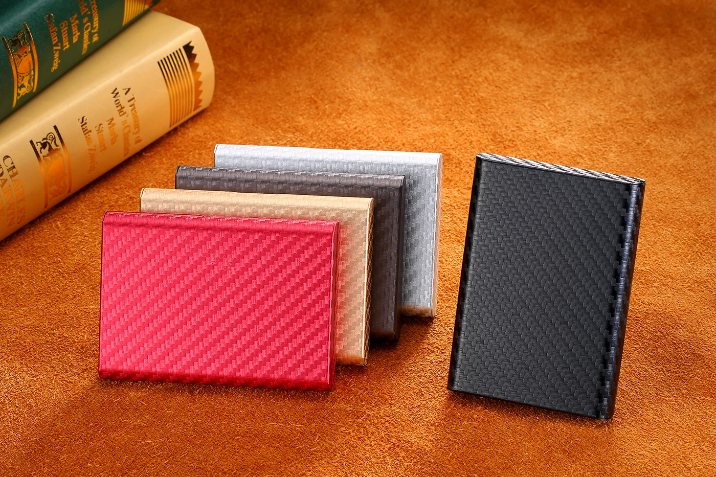 Унисекс карбоновый RFID кошелек для карт металлический пластиковый держатель для карт дорожный кошелек держатель для паспорта органайзер для документов кошельки