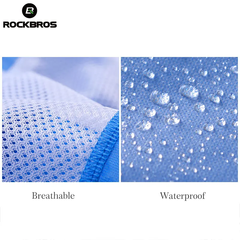 Мужской дождевик ROCKBROS из водонепроницаемой ткани для езды на велосипеде