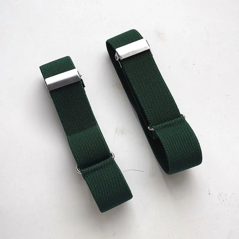 blackish green 2 шт./1 пара высококлассная элегантная мужская рубашка держатели рукавов регулируемые эластичные Свадебные невесты жениха повязки аксессуары для взрослых H001 - Цвет: blackish green