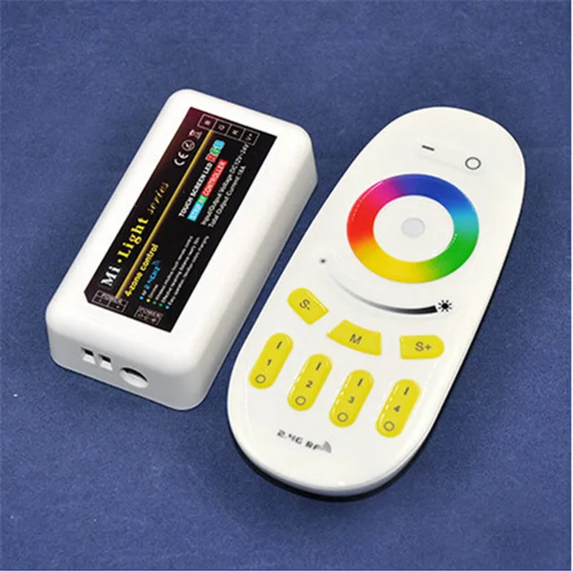

Светодиодный ная лампа-свет Series DC12V-DC24V 216W RGB 18A 2,4G Wifi RF Трансмиссия Tech 4-Zone
