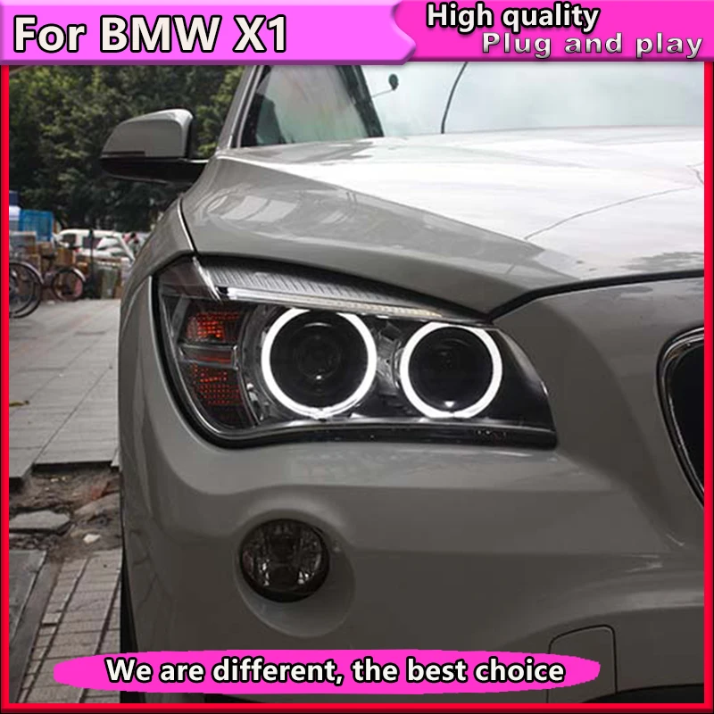 Автомобильный стильный головной светильник s для BMW X1 2011 2015 светодиодный Головной