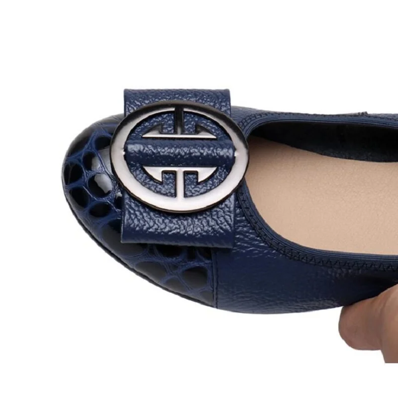 Туфли женские из натуральной кожи лоферы мягкая подошва плоская кожаные черные