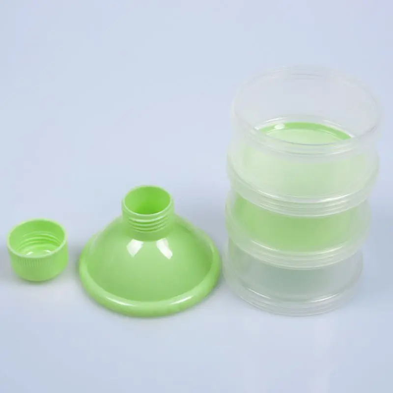 Портативная для кормления коробка молока с 3 ячейками хранения грудных детей