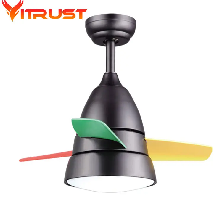 Детский потолочный вентилятор-светильник вентилятор с Дистанционный пульт