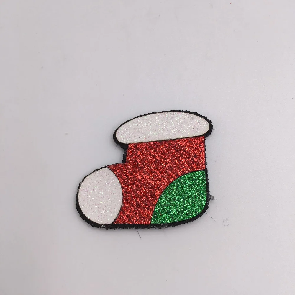 40 шт./лот смешанный стиль Счастливого Рождества мягкая аппликация поделки для