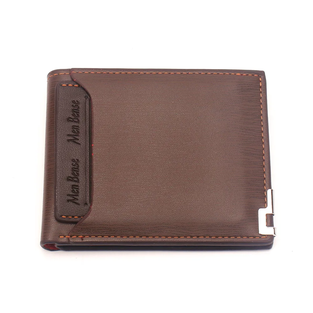 

Small Mens Wallets leather Short boys Purse Card Holder For man male Purse billetera hombre portafoglio uomo