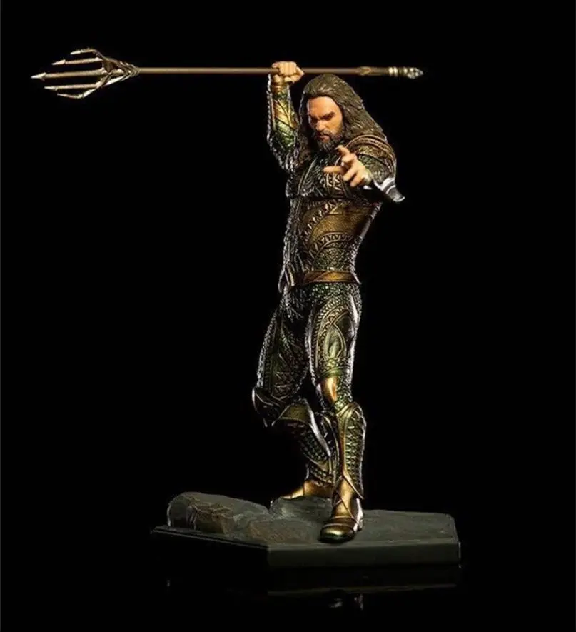 [Best] 23 см фильм супер герой Aquaman Arthur Curry Маяк хранитель статуя коллекция фигурок из ПВХ модель украшения дома подарок для детей