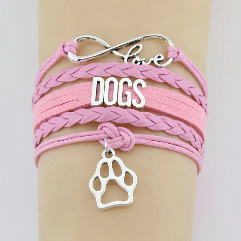 Браслеты с шармами Собачья лапа 10 шт./лот|Браслеты шармами| |