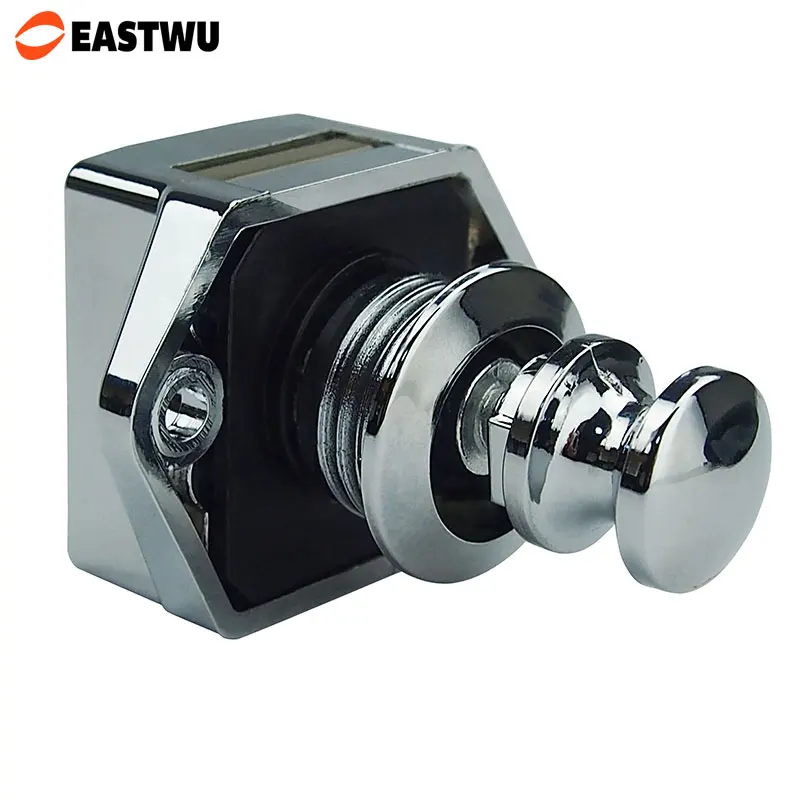 Eastwu мини Chrome push поймать защелкой и пуговицы ручки тянуть ручку для RV Караван