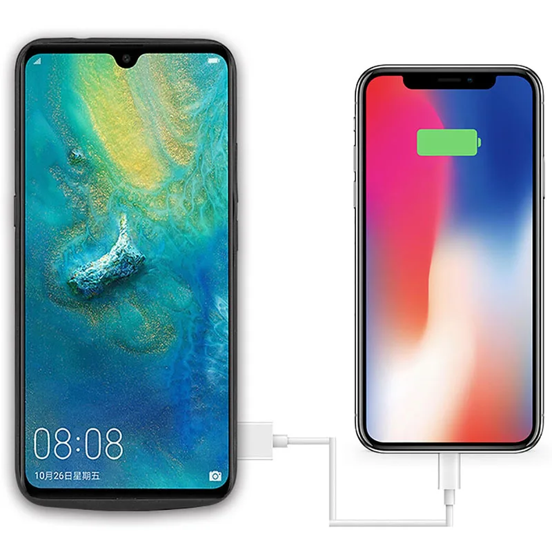 Mate 20 чехол для внешнего зарядного устройства 5000 мАч/6000 мАч чехол для зарядки аккумулятора для huawei mate 20 Pro Чехол для аккумулятора с держателем для телефона
