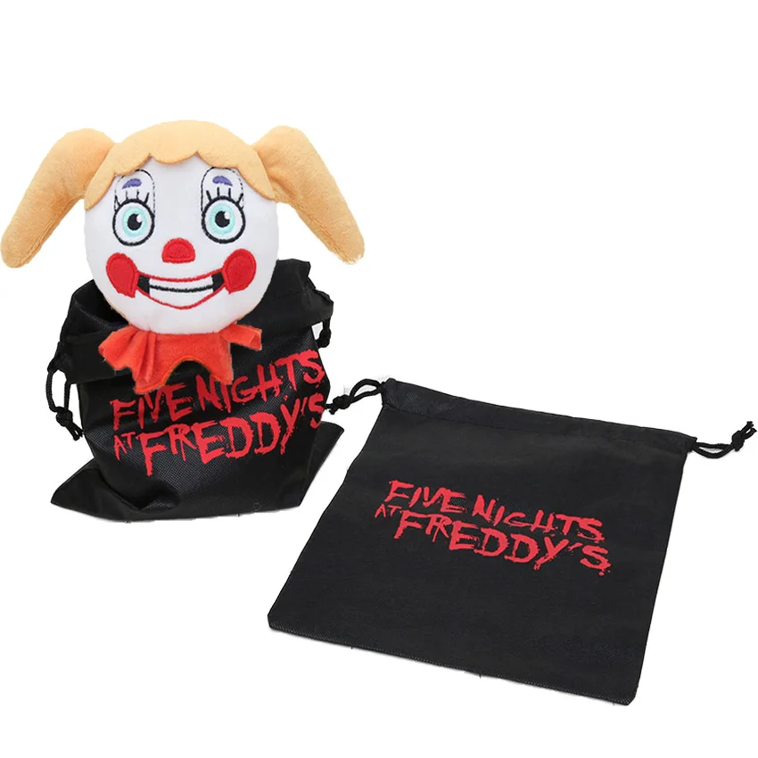 Circus Baby in bag 25 см Фредди фазмедведь Бонни Фокси эннард плюшевая игрушка с подарочным мешком кошмар пять ночей у Фредди чучела животных куклы игрушки FNAF - Цвет: Circus Baby in bag