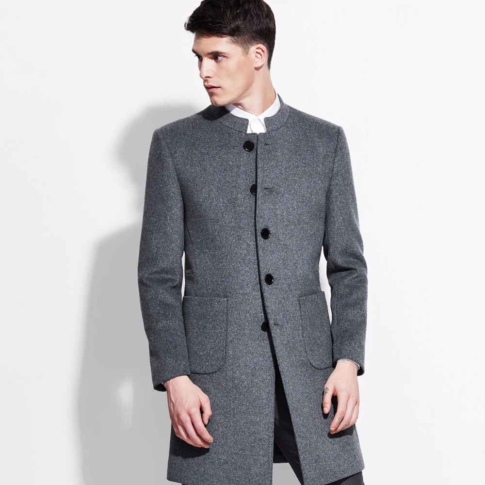 Брендовая мужская одежда из 58% шерсти однобортный костюм куртка мужские блейзеры