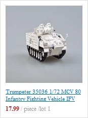 Trumpeter 35093 1/72 модель танка Merkava III 1995, пластиковый бронированный автомобиль