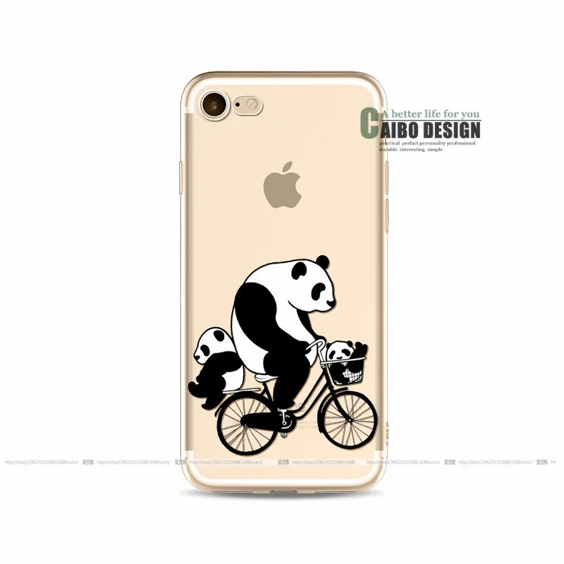 Прозрачный мягкий чехол для iPhone 7 6 S 5 5S Plus 8plus 8 телефона с милым медведем IPhone 10 Xs X