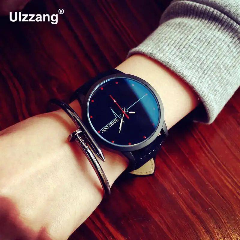 Часы мужские и женские кварцевые с кожаным ремешком | Наручные часы