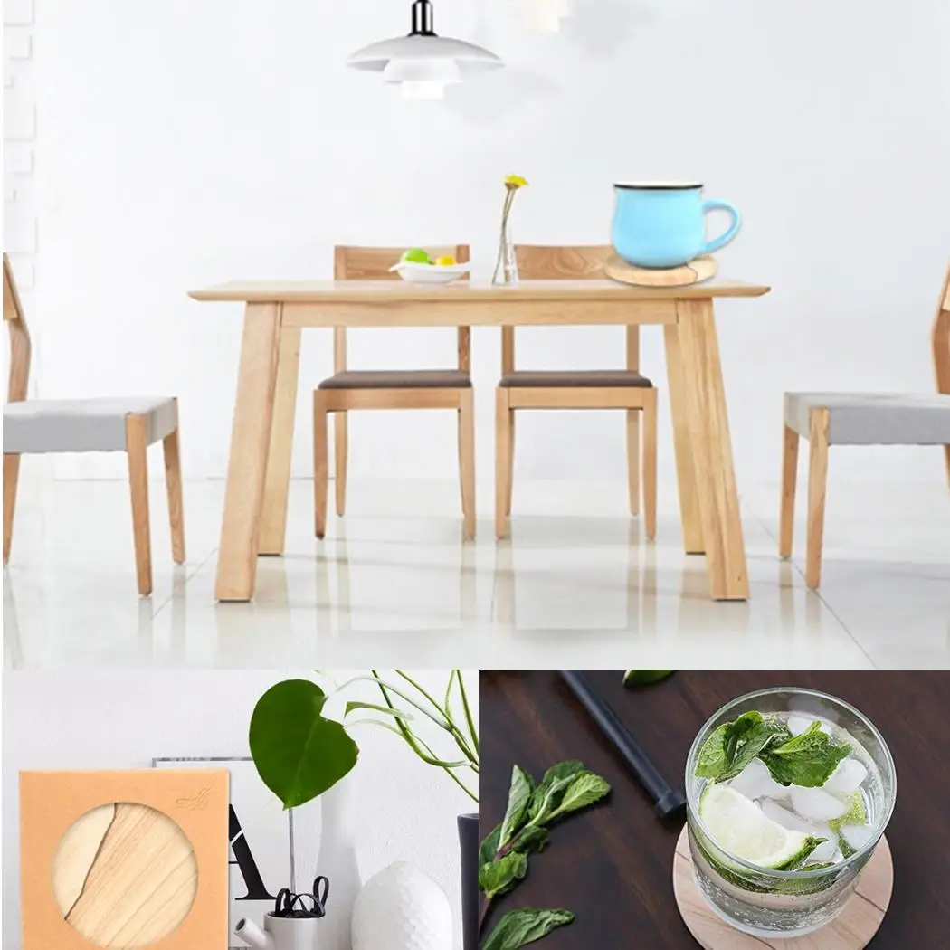 Granite Pattern Marble Coaster Round Fashion Coffee Cup Insulation As Picture | Дом и сад