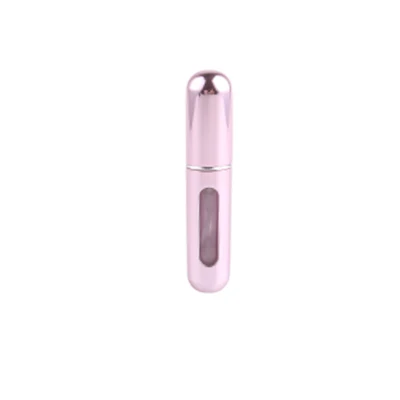 Shiny pink 13 цветов 5 мл портативный многоразовый флакон духов распылитель чехол пустые алюминиевые флаконы духов спрей для путешествий - Цвет: Shiny pink