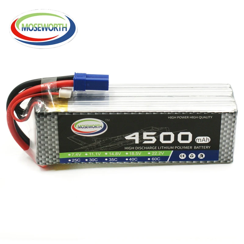 Аккумулятор Lipo 6S 22 2 в 4500 мАч 25C 50C для радиоуправляемого квадрокоптера автомобиля