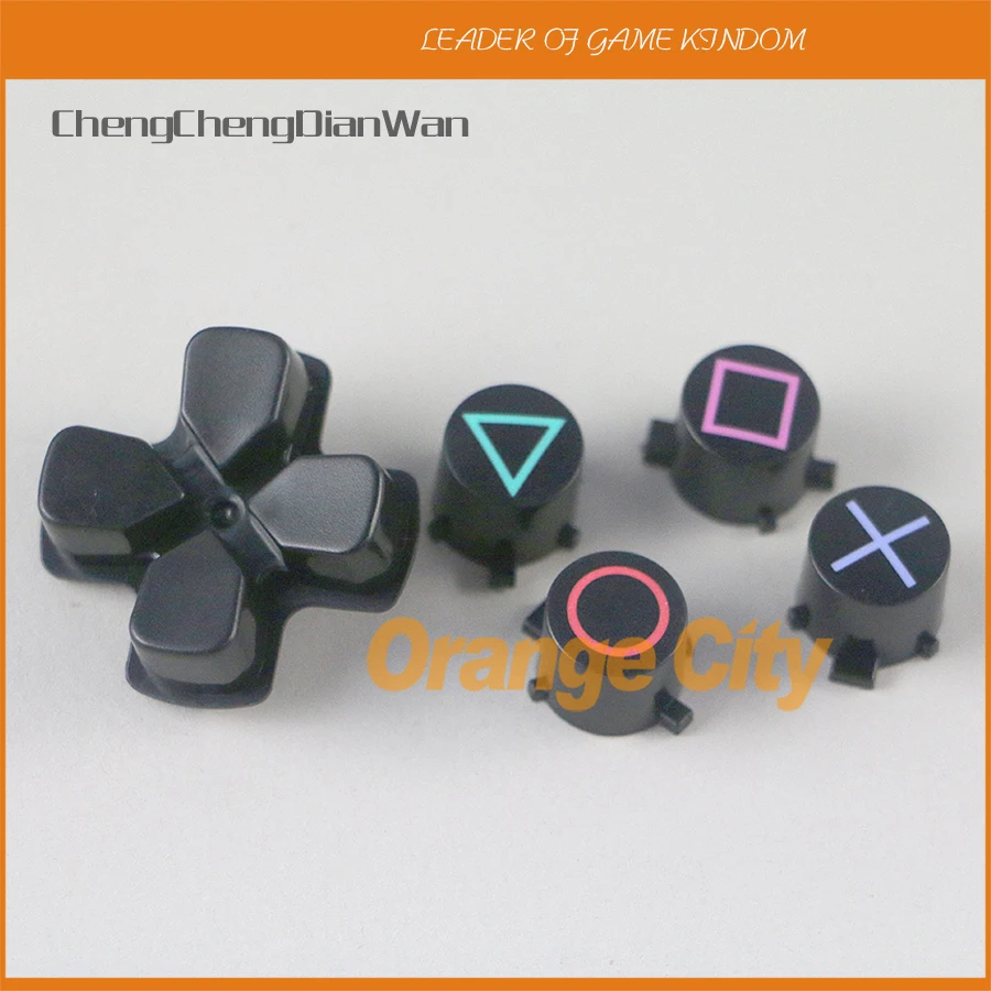 100 компл./лот с перекрестным рисунком и большими пуговицами D pad кнопки Pad ABXY для