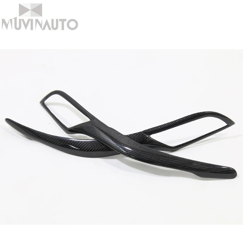 Для Toyota Rumion углеродное волокно брови лампа для бровей установка украшение фар из