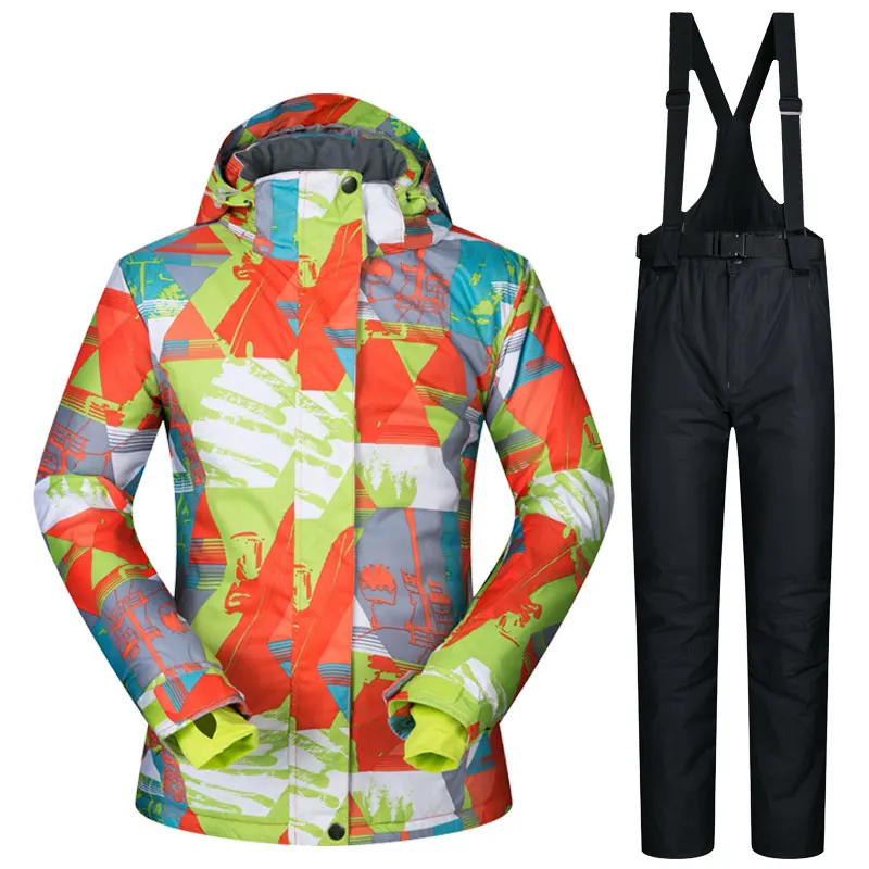 Hot Ski Suit Women's Brands Waterproof Windproof Jackets and Pants Climbing New Veneer Double Board Ladies | Спорт и развлечения