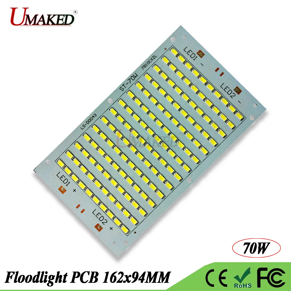 Полный Ватт светодиодный PCB SMD5730 удара светодиодный прожектор светильник пластина 10W 20W 30W 50W 100W 150W 200W Алюминий услышать светильник для раковины источника для точечный светильник лампа