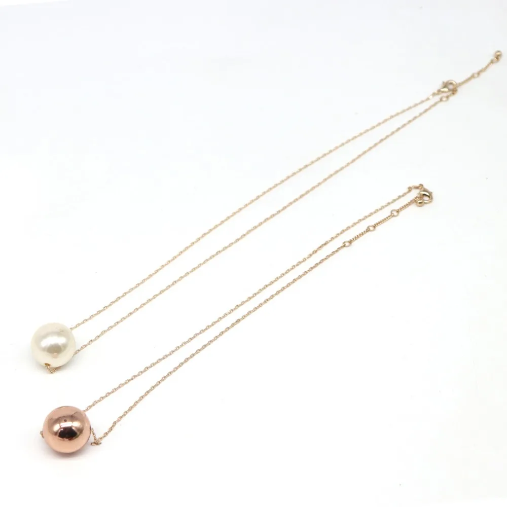 Большие размеры жемчужное ожерелье и подвески для женщин девушек эффектное