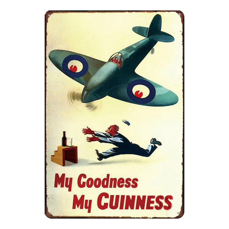 Goodness Guinness металлическая пластина жестяная вывеска винтажная табличка для