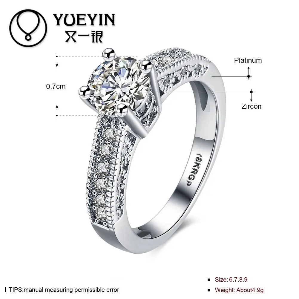 Кольца желтого/розового/золотого цвета модные ювелирные изделия новый дизайн