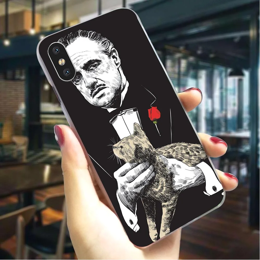 K0758008 Чехол для телефона Godfather Marlon Brando для iphone 8 Plus 5 5S SE 6 6 S/6 6S Plus 7 8/7 Plus X XS XR Xs Max, Жесткий Чехол - Цвет: K0758008