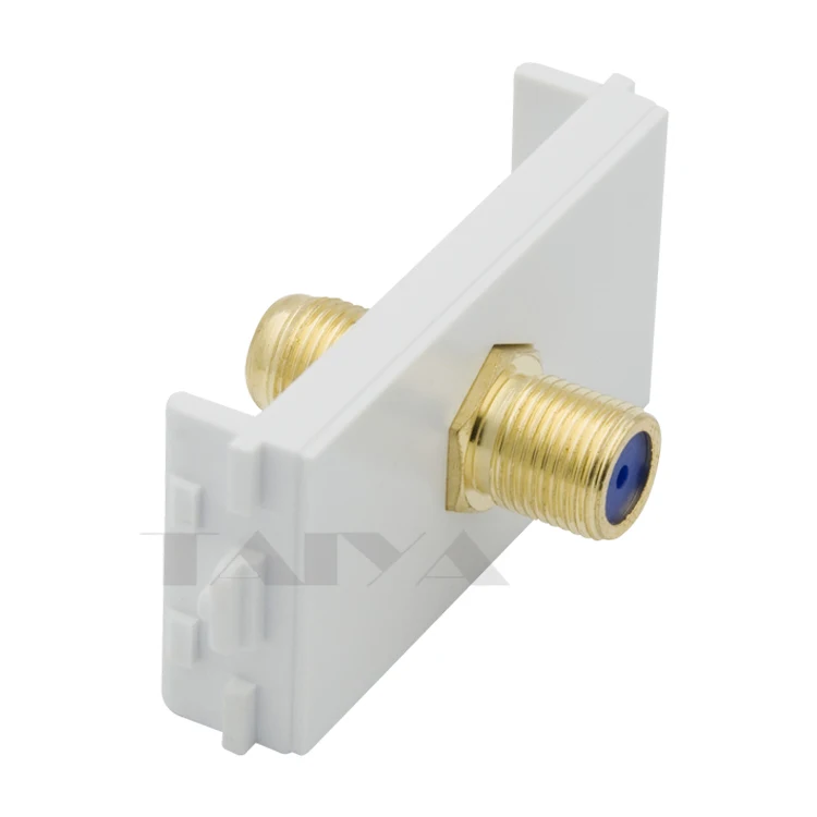 Настенный разъем для телевизора с золотой пластиной|wall plate connector|wall platewall connector |