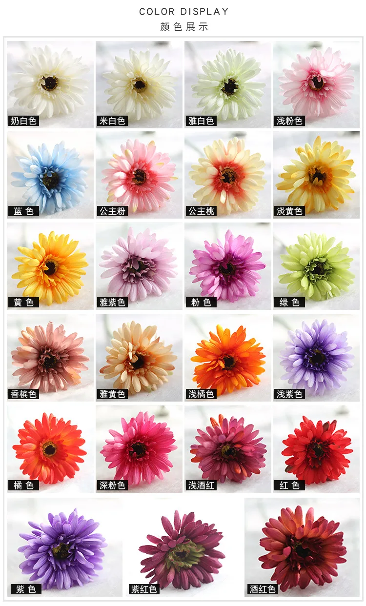55 см искусственные цветы герберы шелковые Подсолнухи украшение для дома и сада