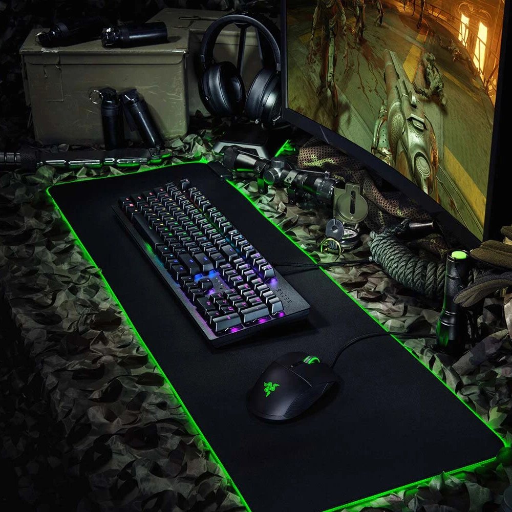 Razer Huntsman Проводная игровая клавиатура Механическая игровая клавиатура RGB подсветка Тактильные переключатели эргономичный дизайн для ПК ноутбука