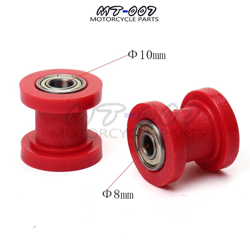 8 мм 10 цепи роликовый ползунок натяжного колеса Руководство для Dirt Pit мини