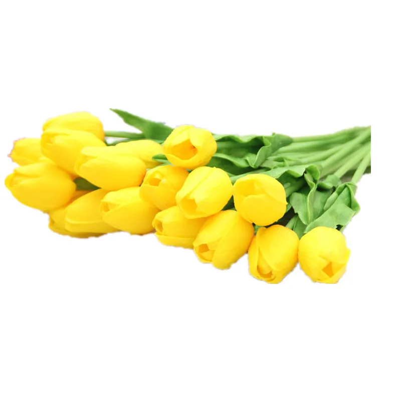 10 шт./лот искусственный цветок тюльпана моделирование дома/свадьбы/дня рождения