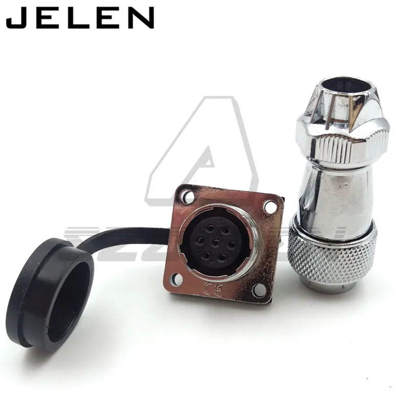 Промышленные разъемы 7 pin водонепроницаемый и пыленепроницаемый Разъем IP67 IP68