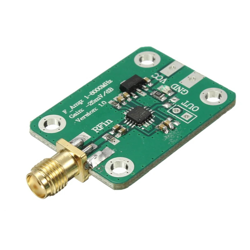 DANIU DC 7-15 в 1-8000 МГц AD8318 логарифмический детектор rf 70dB RSSI измерительный модуль измерителя мощности с регулятором цепи