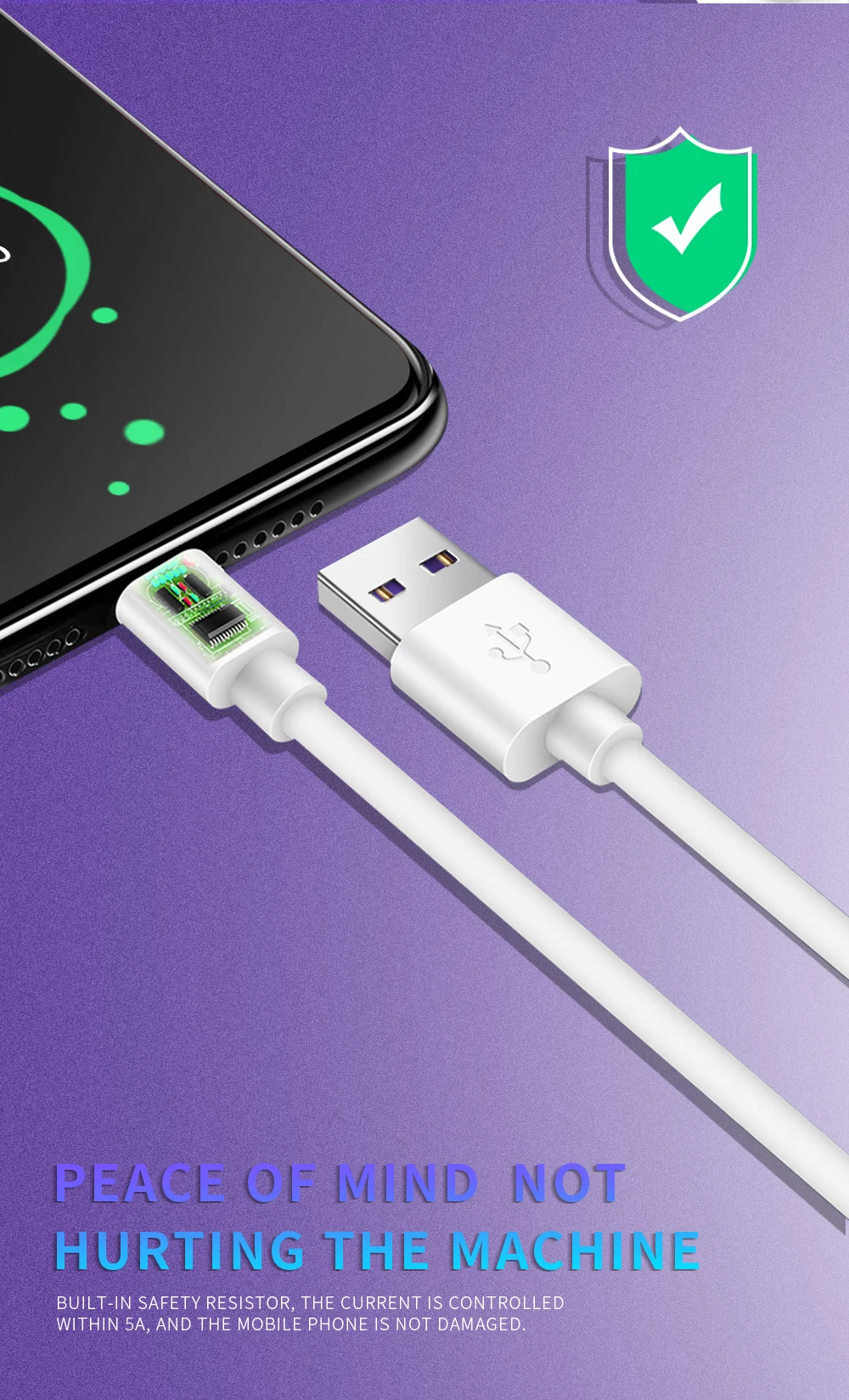 USB 5A type C кабель Быстрая зарядка type-C супер зарядное устройство для SAMSUNG Galaxy S8 S9 HUAWEI P20 mate 10 20 для XIAOMI 6 8 для Oneplus