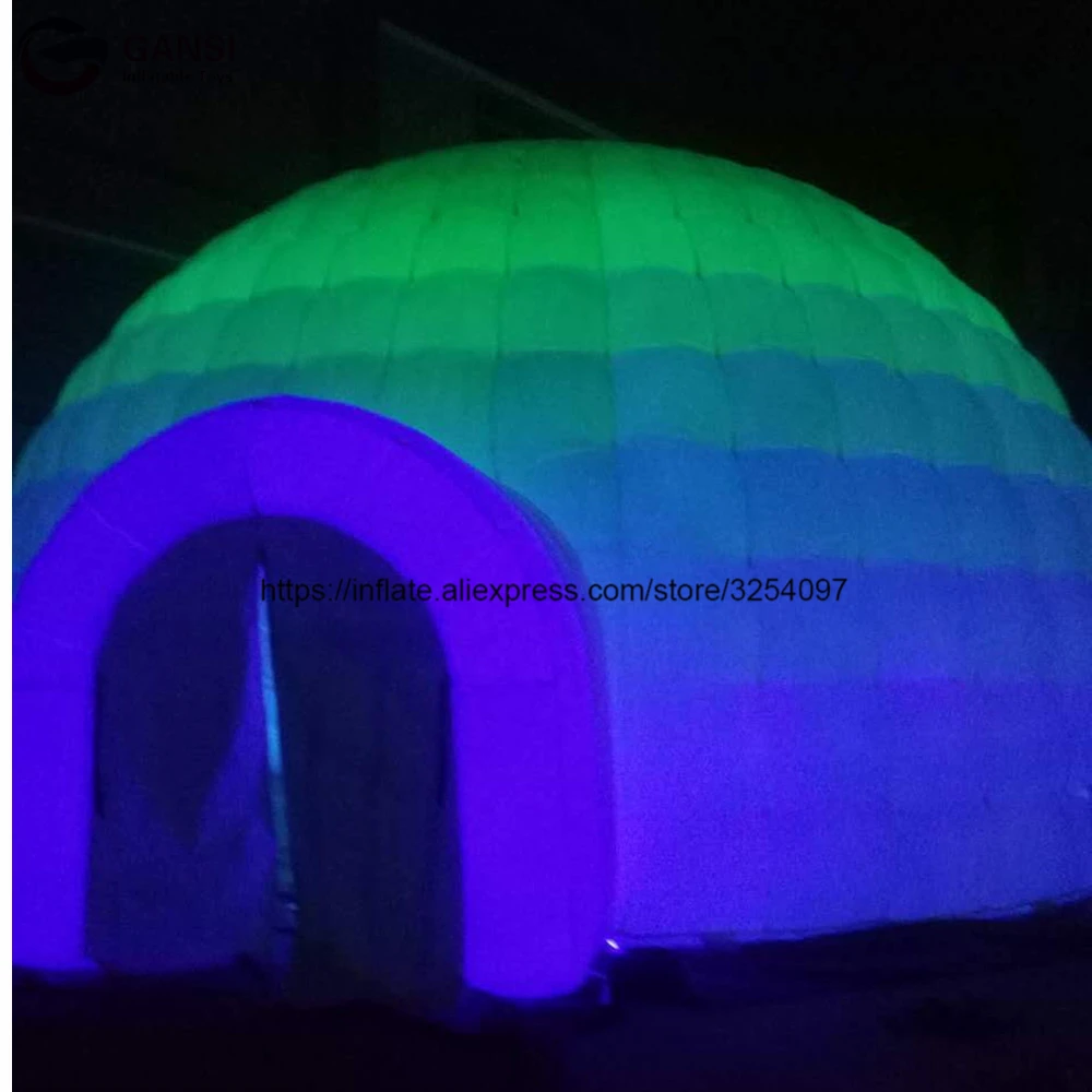 Надувная барная палатка гигантская купольная igloo для мероприятий надувная
