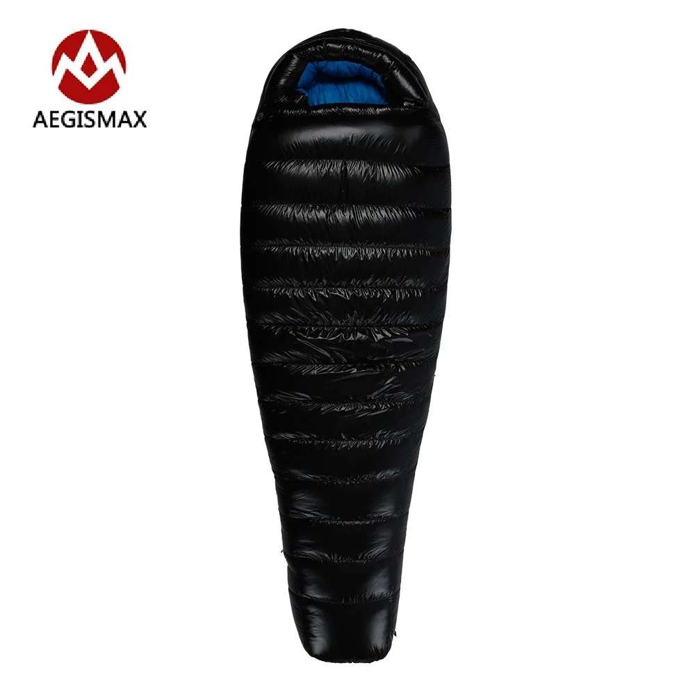 G2 L AEGISMAX 800FP зимнего кемпинга гусиный пух спальный Сверхлегкий Мумия спальный мешок соединены спальные мешки 400/700/1000/1300 - Цвет: G2 L