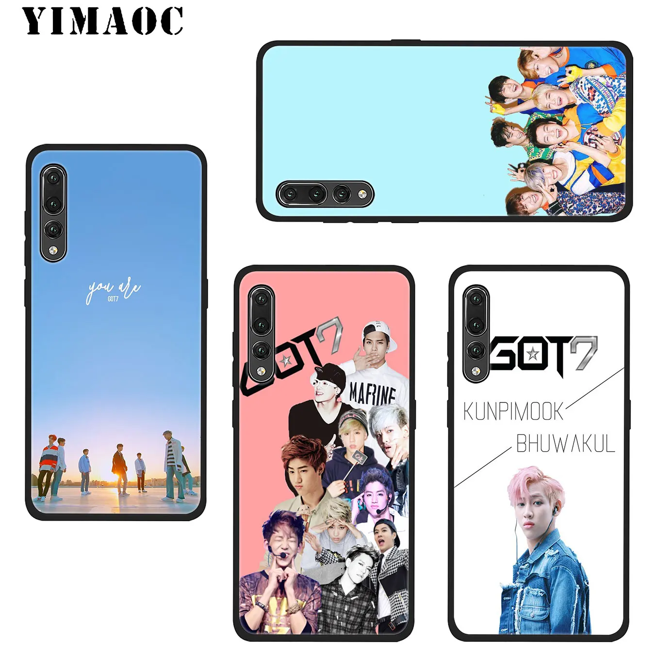 YIMAOC got7 kpop Mark JinYoung JB Мягкий силиконовый чехол для телефона Huawei Mate 30 20 10 Pro Lite Nova 5I 5t 5