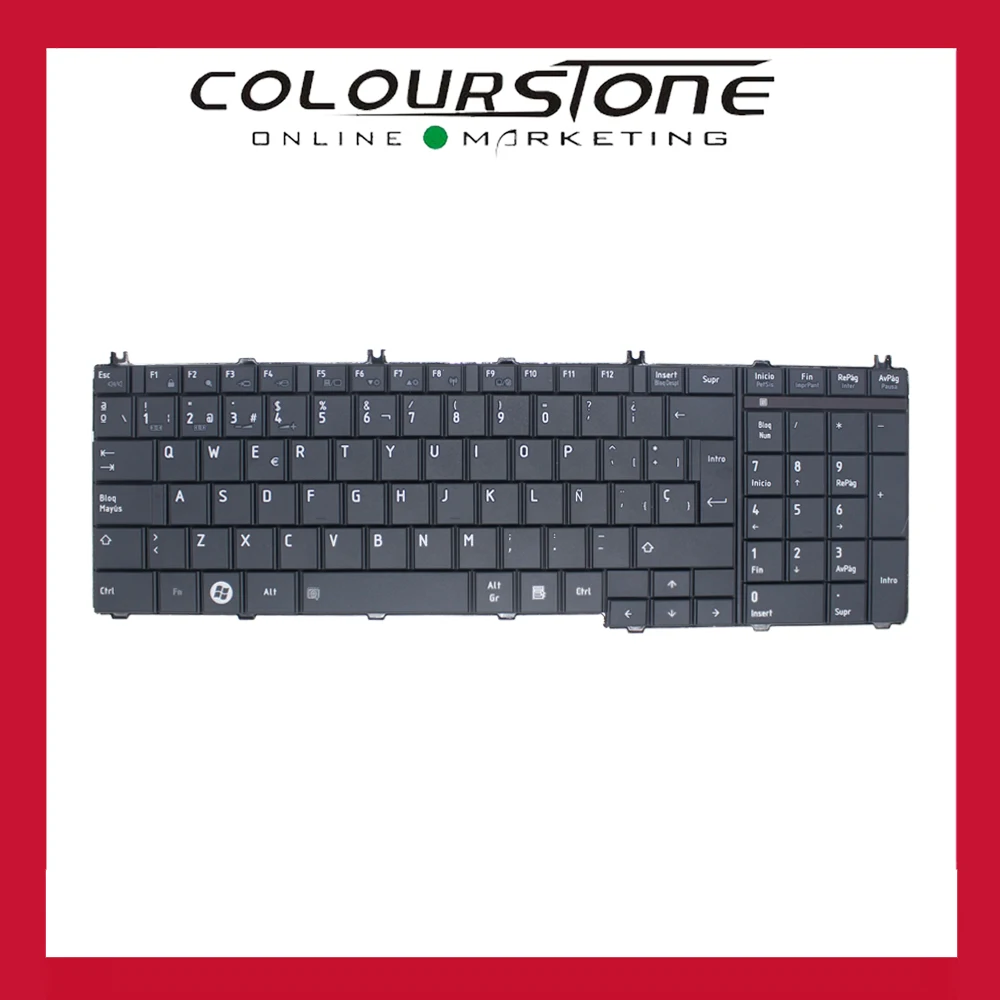 Teclado испанская Sp черная клавиатура для ноутбука Toshiba C650 C655 L650 C660 Клавиатура NSK TAE01