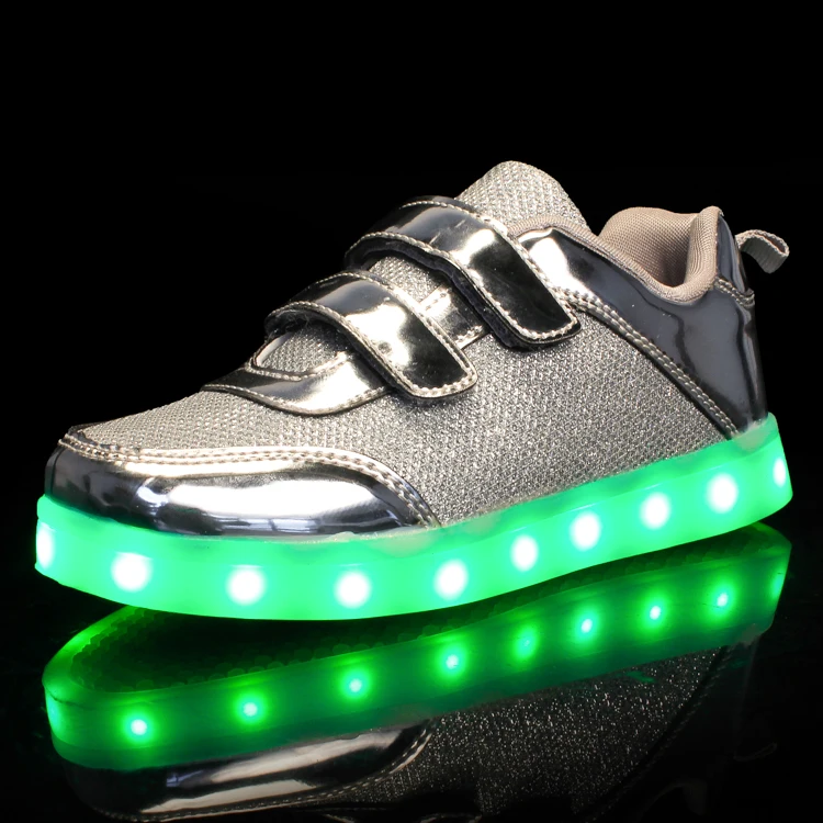 2018 New 25-37 Size USB Led child Shoes With Light Up Kids Luminous Sneakers Children's Glowing Shoe enfant for Boys | Детская