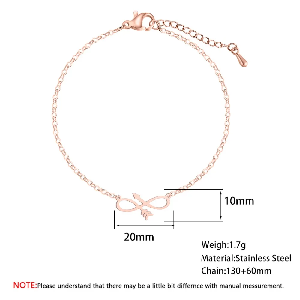 Чандлер из нержавеющей стали с подвеской в виде знака бесконечности